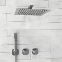 Душевая система со смесителем Wasserkraft Naab 8600 A8651.312.090.118.326.087.103 монтаж встраиваемая в стену без термостата хром