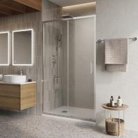 Душевая дверь BelBagno Luce LUCE-BF-1-140-C-Cr 140 см стекла прозрачные, профиль хром