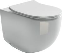 Унитаз приставной Ceramica Nova Metropol CN4004 Rimless фарфор белый