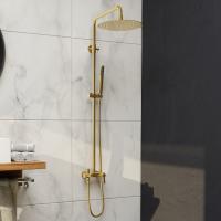 Душевая система со смесителем RGW Shower Panels 51140131-06 монтаж настенная без термостата золото