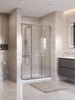 Душевая дверь BelBagno Uno UNO-195-BF-3-120-C-Cr 120 см стекла прозрачные, профиль хром