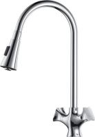 Смеситель для кухни D&K Hessen DA1382501 без подключения к фильтру хром