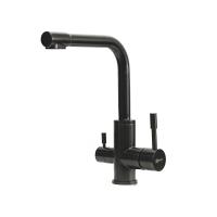 Смеситель для кухни Lemark Expert LM5061BLN с подключением к фильтру черный