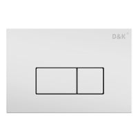 Кнопка смыва механическая D&amp;K Rhein DB1499016 цвет белый