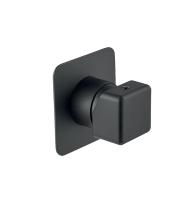 Смеситель для душа Webert ONE-X OX880101560 встраиваемый в стену 
без термостата черный