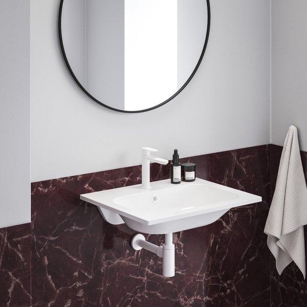 Смеситель для раковины Ravak Eleganta X070410 белый вельвет
