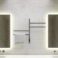 Полотенцесушитель электрический Vincea  П4  40x80 VTD-1S1CGE графит