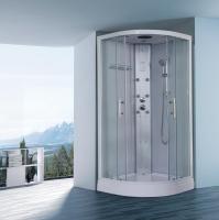 Душевая кабина с крышей Orans Basic+ SR-86150S четверть круга  90x90 стекла прозрачные, профиль белый