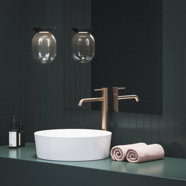 Смеситель для раковины Ravak Espirit X070348 розовое золото матовое