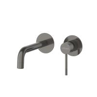 Смеситель для раковины Cezares Relax RELAX-BLI2-1-GM-W0 оружейная сталь