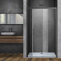 Душевая дверь Vincea Soft VDS-3SO110CLGM 110 см стекла прозрачные, профиль вороненая сталь