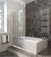 Шторка для ванны Veconi Palau PL74L-120-01-19C4 120 см, стекла прозрачные, профиль хром