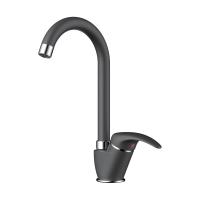 Смеситель для кухни Omoikiri Umi 4994270 без подключения к фильтру черный