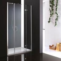 Душевая дверь Cezares Bergamo BERGAMO-B-13-90+60/60-C-Cr-R 120 см стекла прозрачные, профиль хром