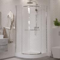 Душевой угол Grossman Classic GR-7090 четверть круга  стекла , профиль 