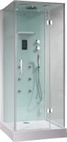 Душевая кабина с крышей Orans Basic+ SR-86120SR прямоугольная  90x100 стекла прозрачные, профиль белый