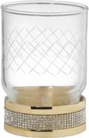 Стакан для зубных щеток Boheme Royal Cristal 10931-G настольный цвет золото