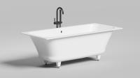 Ванна из литьевого мрамора Salini Orlanda Axis 103212G 180x80