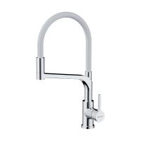 Смеситель для кухни Omoikiri Sinto 2 Plus 4994378 с подключением к фильтру хром/белый