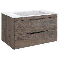 Тумба  подвесная Vincea Chiara 2D VMC-2C2800RO 80 см  2 ящика цвет R.Oak 