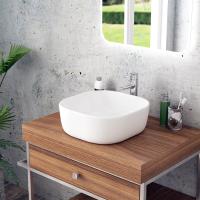 Раковина накладная квадратная  Maretti Florenza FL13NS27-844 фарфор цвет белый