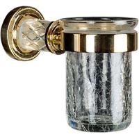 Стакан для зубных щеток Boheme Murano Cristal 10904-CRST-G золото