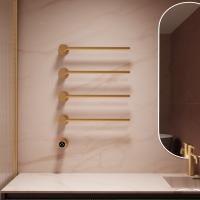 Полотенцесушитель электрический Vincea  П4  50x60 VTD-2H1BG матовое золото