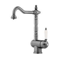 Смеситель для кухни Omoikiri Kyoto 2 Plus 4994352 с подключением к фильтру античное серебро
