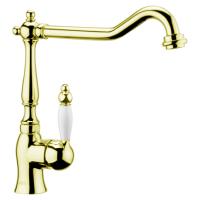 Смеситель для кухни Webert Valentino VA920302010 без подключения к фильтру золото