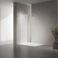 Душевая перегородка Veconi Korato KR72-120-01-C8 120 см, стекла прозрачные, профиль хром