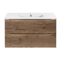Тумба  подвесная Vincea Mia Slim VMC-2MC900S1VO 90 см  2 ящика цвет V.Oak 