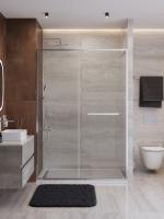 Душевая дверь складная Cezares Lux LUX-B-FS-11-140-C-CR 140 см стекла прозрачные профиль хром