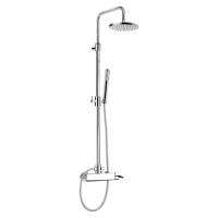 Душевая система со смесителем Webert Azeta AZ870105015METAL монтаж настенная без термостата хром