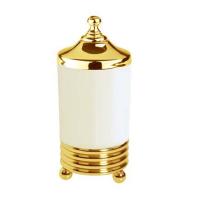 Стакан для ватных дисков Boheme Hermitage 10364 настольный цвет Gold