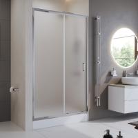 Душевая дверь BelBagno Uno UNO-195-BF-1-160-P-Cr 160 см стекла рифленые, профиль хром