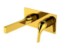Смеситель для раковины Wasserkraft Sauer 7130 золото