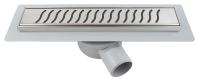 Душевой трап горизонтальный Vincea ALMIRA JASMIN SAY.605.70.P.BUKLE 70 см, решетка хром
