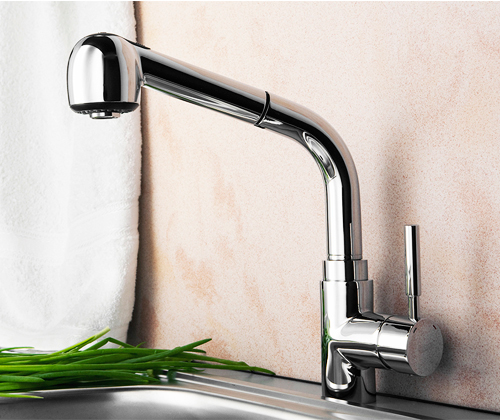 Смеситель для кухни Wasserkraft Main 4166 без подключения к фильтру хром