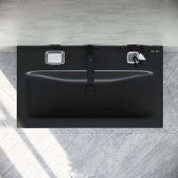 Раковина мебельная прямоугольная Am.Pm Gem M90WCC0752BM фарфор цвет черный матовый