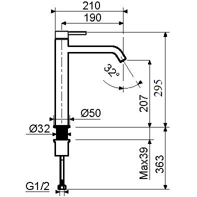 Смеситель для раковины Plumberia Selection IXO XO0052BO белый матовый