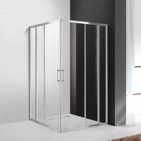 Душевой угол Cezares Molveno MOLVENO-A-22-90+20-C-Cr-IV квадратная   стекла , профиль хром