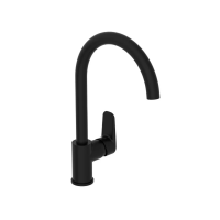 Смеситель для кухни VitrA Flow Soft A4341936EXP без подключения к фильтру матовый черный