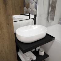 Раковина накладная овальная Maretti Florenza FL13NS09-844 фарфор цвет белый