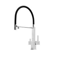 Смеситель для кухни Sancos Moro SC4006CH с подключением к фильтру хром/черный