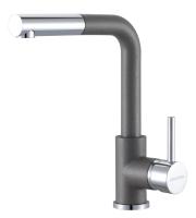 Смеситель для кухни Paulmark Kassel Ka214311-402 без подключения к фильтру серый металлик