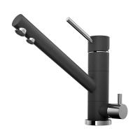 Смеситель для кухни Omoikiri Tonami 4994058 с подключением к фильтру черный