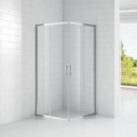 Душевой угол Cezares Eco ECO-O-A-2-100-C-Cr квадратная   стекла прозрачные, профиль хром