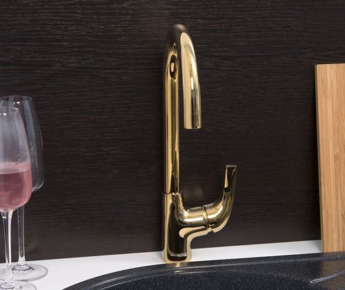 Смеситель для кухни Wasserkraft Sauer 7107 без подключения к фильтру золото