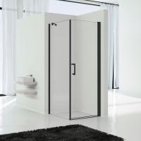 Душевой угол Vincea Orta VSR-1O9090CLB квадратный 90x90 стекла прозрачные, профиль черный