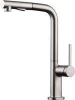 Смеситель для кухни Paulmark Neo Ne214419-Ni без подключения к фильтру никель